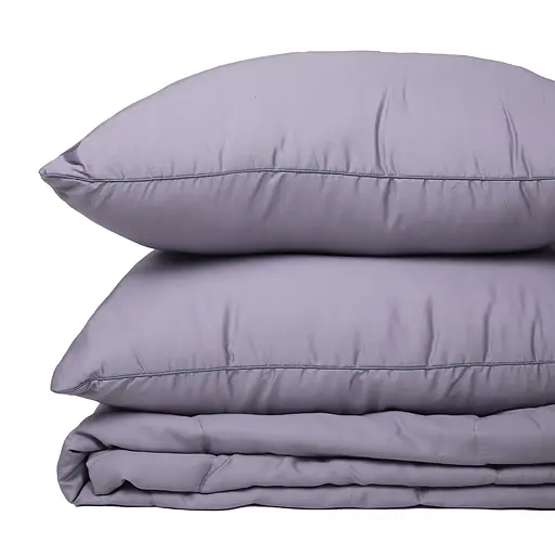 Літній постільний комплект MirSon Line Satin Premium Skyline Ecosilk Сімейний (2200010975055) - фото 6