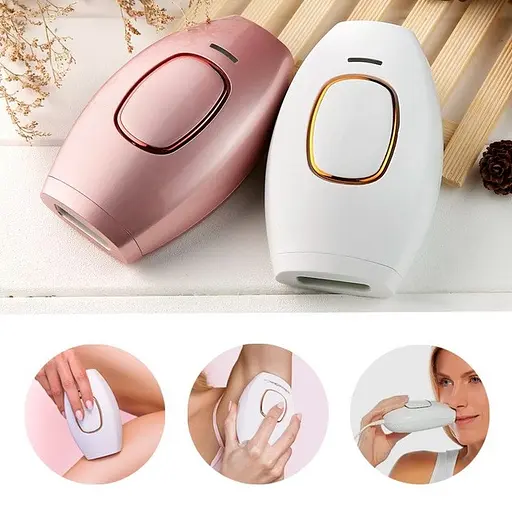 Портативний фотоепілятор IPL Hair Removal Device для тіла білий - фото 7