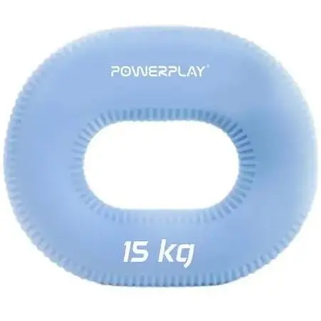 Еспандер кістьовий PowerPlay силіконовий PP-4336 Hand Grip Light 15 кг Блакитний (PP_4336_Blue_15kg) - фото 1