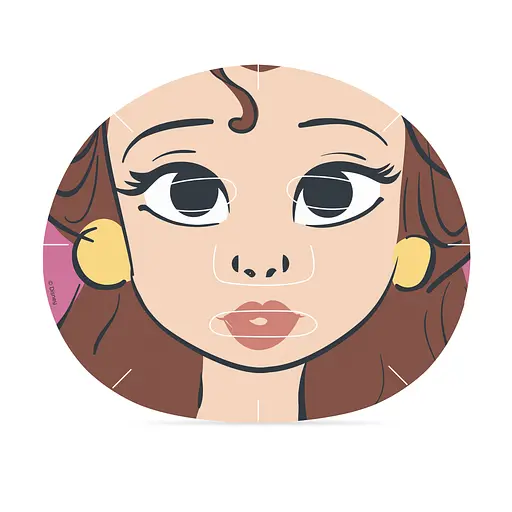 Тканевая косметическая маска для лица Mad Beauty Принцессы Дисней Бель 25 мл - фото 2