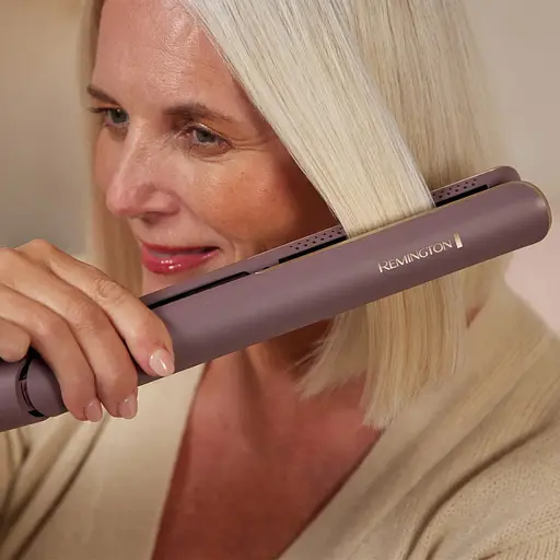 Випрямляч Remington AIRvive, 61 Вт, температурних режимів 5, 150-230С, дисплей, кераміка, фіолетово-злотий - фото 5