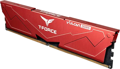 Оперативная память Team 32GB (2x16GB) DDR5 6400MHz T-Force Vulcan Red (FLRD532G6400HC40BDC01) - фото 2