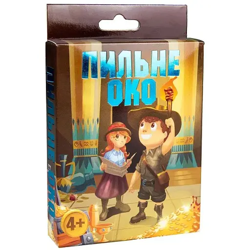 Карточная игра Strateg "Пристальный глаз" на украинском языке (30274)