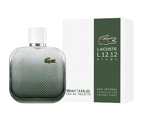 Оригинал Lacoste L.12.12 Blanc Eau Intense 100 мл туалетная вода - фото 1