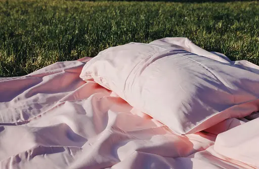 Комплект постельного белья сатин 100% розовый хлопок Baby Pink - двуспальный - фото 1