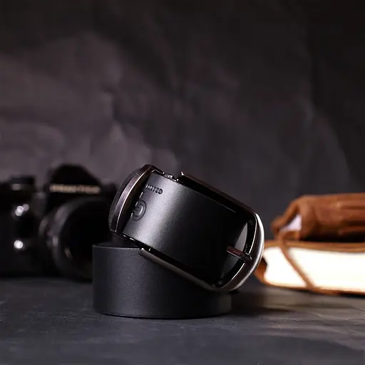 Ремінь шкіряний Grande Pelle чоловічий 3,4х120 см acs0026892 - фото 8