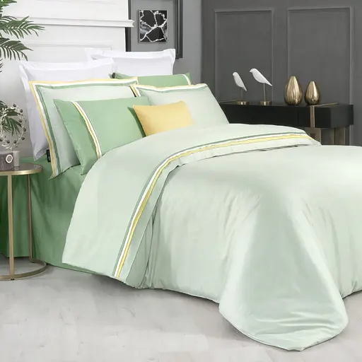 Постільна білизна Minsk Yesil-Sari Сатин Преміум Sarev pbe0052219 - фото 2