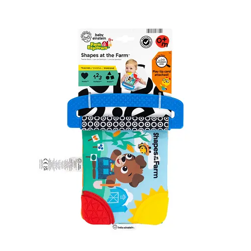 Игрушка-книга мягкая развивающая Baby Einstein Shapes at the Farm - фото 3