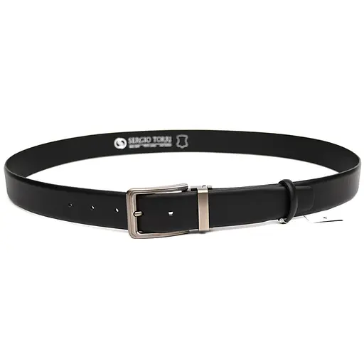 Ремінь шкіряний Sergio Torri класика гладкий 35 мм 125 см acs0032065 - фото 2