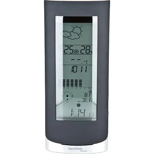 Метеостанция Technoline WS6501 Black Metal (WS6501) - фото 1