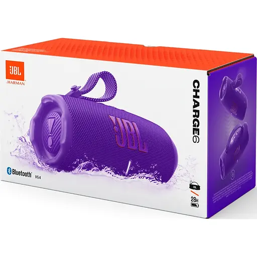 Акустическая система JBL Charge 6 Purple (JBLCHARGE6PUR) - фото 11