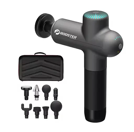 Перкусійний масажер Booster Lightsaber 4000mah (8 насадок)