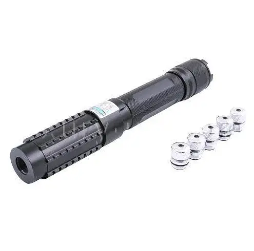 Лазерна указка YX-B015 Laser (5 насадок) Синій промінь - фото 2