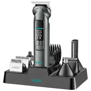 Профессиональный набор по уходу за волосами VGR V-096 14-в-1 Grooming Kit for Men - фото 1