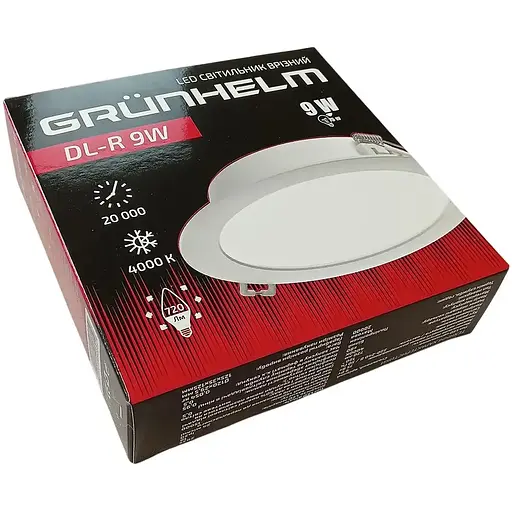 Світильник LED Grunhelm DL-R 9W 120х29.5 мм (149255) - фото 3