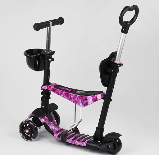 Самокат 5 в 1 Best Scooter 71905 рожевий - фото 4