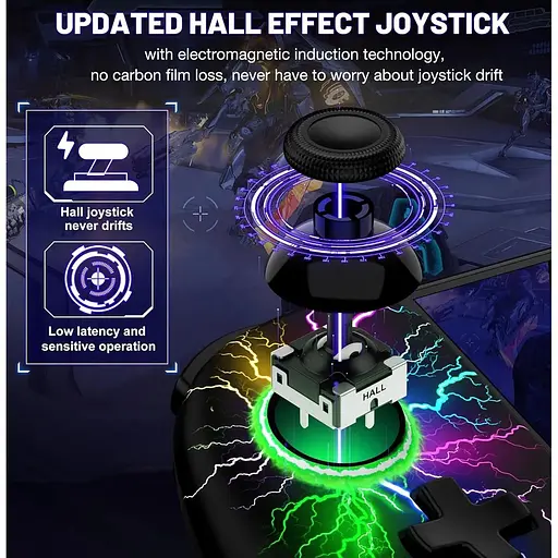 Контроллер Gammeefy JC200 Switch Hall Effect (без дрифта, без мертвой зоны) - фото 6