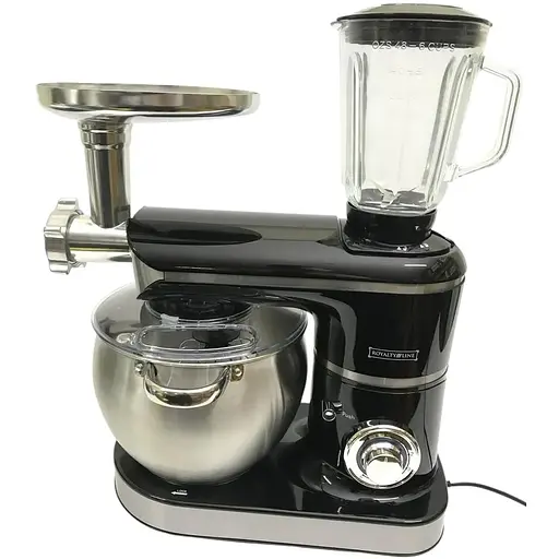 Кухонный комбайн тестомес блендер 3 в 1 Royalty Line RL-PKM-2200 Black