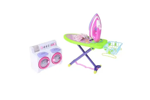 Игровой набор Стиральная машина, гладильная доска, утюг IE343