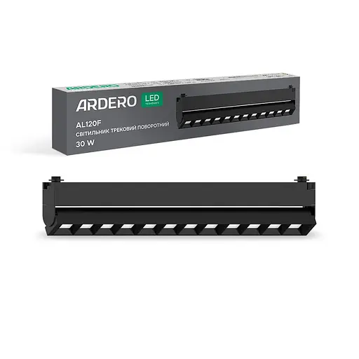 Светодиодный трековый поворотный светильник Ardero AL120F 30Вт 4000K - фото 1