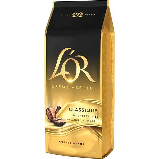 Кофе в зернах L'OR Crema Absolute Classic 1 кг (857052) - фото 2