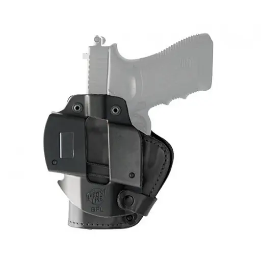 Кобура Front Line відкрита поясна шкіра для Sig Sauer P226 Чорний (1013-2370.22.44) - фото 2