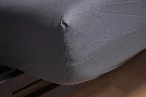 Простирадло на резинці Moon&Star Sweat Gray Бязь Gold Люкс 80х190х25 см - фото 1