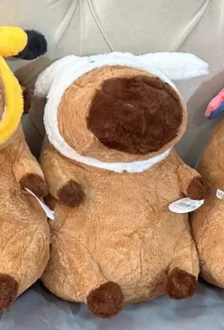 Детский набор Игрушка плед Капибара в костюмах мягкая игрушка с пледом для детей - фото 5