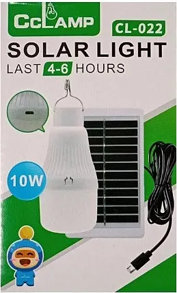 Фонарь аккумуляторная лампа CcLamp CL-022 LED солнечная панель 10 Вт - фото 8