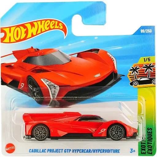 Базова машинка Hot Wheels Exotics Cadillac Project GTP Hypercar  / Hypervoiture червона  (5785) JBB91-N522