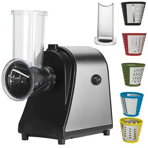 Мультислайсер измельчитель овощей 6 в 1 Sokany SK-1178 Овощерезка 5 насадок из нержавеющей стали 1000 Вт - фото 1