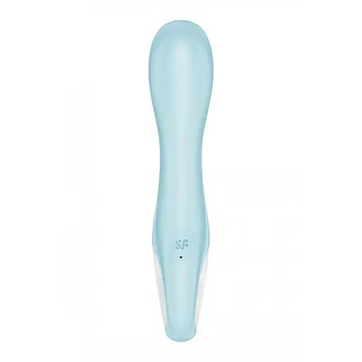 Вібратор Satisfyer Air Pump Vibrator 5+ 21 см блакитний - фото 3