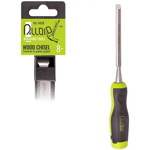 Стамеска по дереву Alloid ударна 8 мм (WC-4008) - фото 1