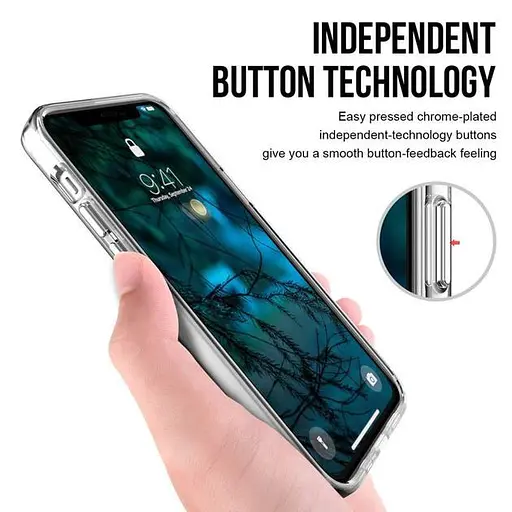 Чехол iPhone 16 Pro накладной чехол Space Case (2nd Gen) Прозрачный - фото 3