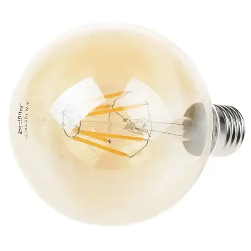 Лампа Brille світлодіодна LED 6W E27 COG WW G95 Amber 220 В