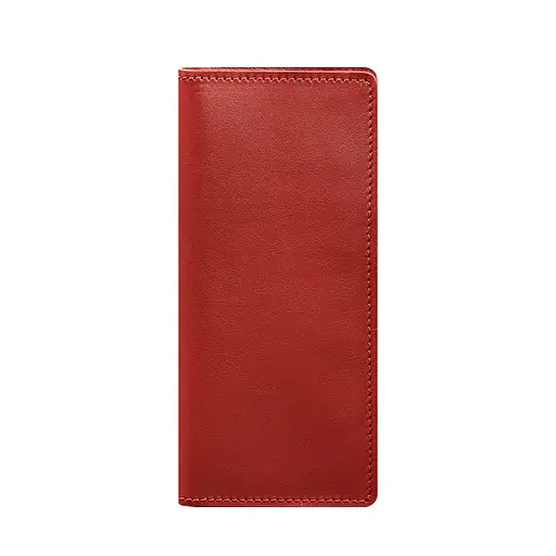 Шкіряне портмоне-купюрник 11.0 червоне - фото 8