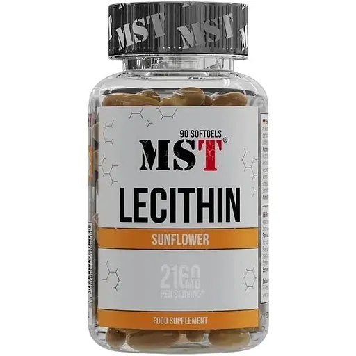 Лецитин MST Lecithin Sunflower, 90 капсул