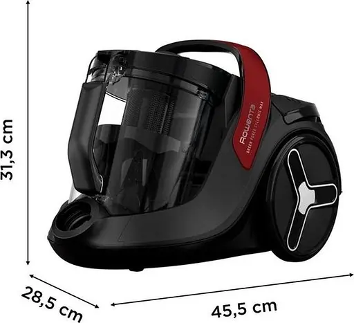 Пилосос Rowenta контейнерний Green Force Cyclnic Max, 900Вт, конт пил -2.6л, НЕРА, чорний - фото 5