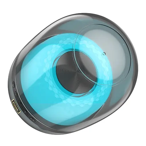 Портативна bluetooth колонка Hoco BS58 TWS з LED підсвічуванням magic чорний night - фото 5