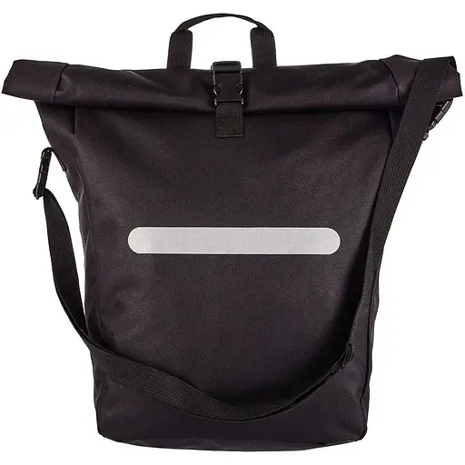 Велосипедная сумка Bikemate на багажник с дождевиком 22L черная sum0028924 - фото 1