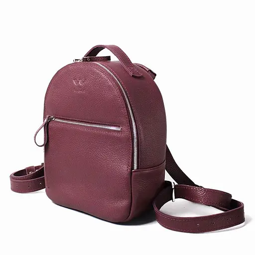 Кожаный рюкзак Groove S марсала флотарий - фото 5