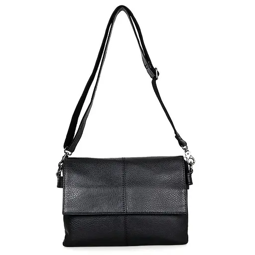 Кожаная мужская сумка через плечо John McDee 21х29х6 см nsa0001288 - фото 7