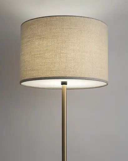 Торшер Nowodvorski 11656 Santana E27 1x25W IP20 бежевый - фото 2