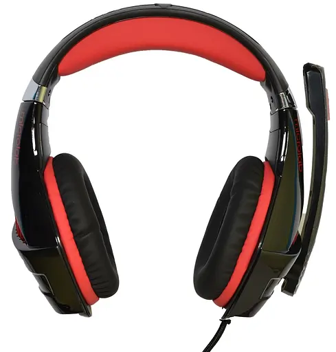 Гарнитура Microlab G6 3.5 мм+USB Black-Red - фото 2