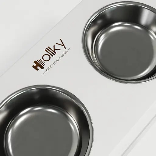 Hollky Base XL40 — миски на підставці для великих собак (2 × 1,8 л, висота 40 см) - фото 5