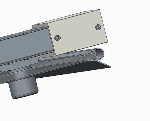 Дверь в нишу Koer SR SD05-140x200-TR-01 прозрачное стекло Easy Clean 6 мм, хром KR5406, универсальная, прозрачная, хром - фото 2