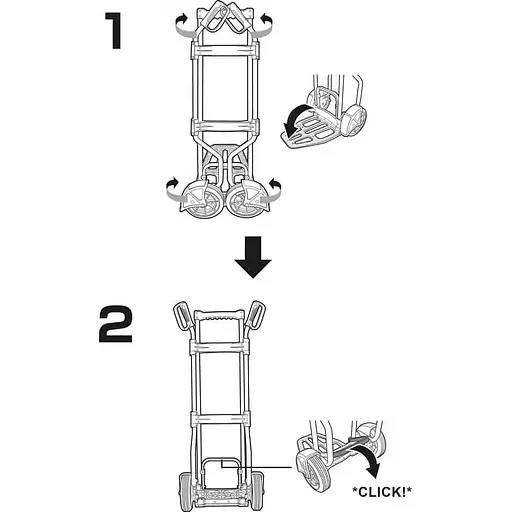 Візок Stanley вантажний складний (SXWTD-FT591) - фото 3