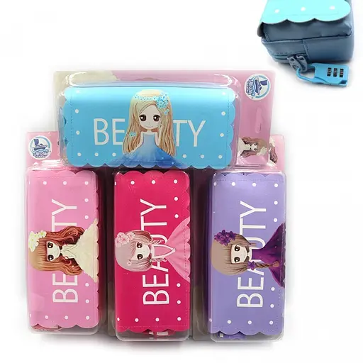 Пенал Beauty, 2 отделения, 20x9x6.5 см (в ассортименте) - фото 2