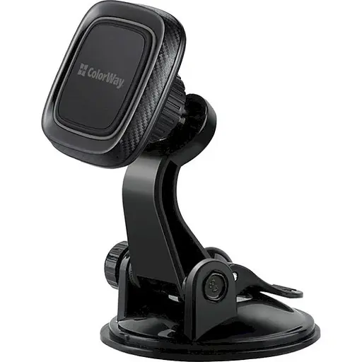 Автотримач магнітний для телефону ColorWay Dashboard-1 (360 rotation) Gray - фото 1