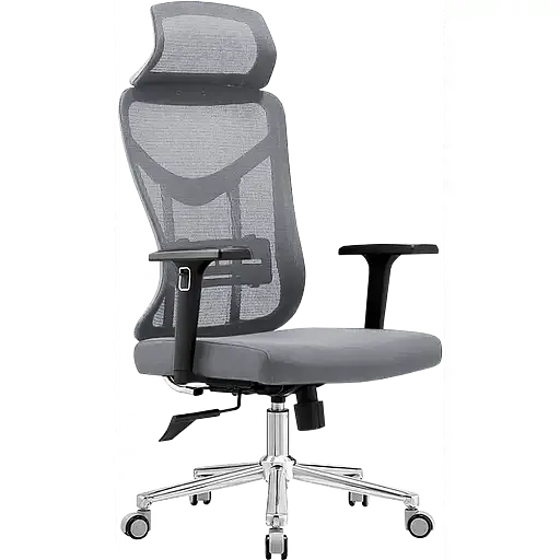 Офісне крісло GT Racer B-912A-S Gray (B-912A-S Gray) - фото 1